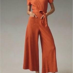 Maeve colette Jumpsuit Burnt Orange size 0